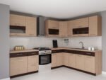 Cuisine complète modulaire Mode Light 130 – 225 cm chêne