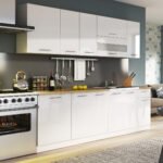 Cuisine complète modulaire Tiffa White 121 – 260 cm blanc brillant