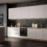 Cuisine complète modulaire Sole 159 – 330 cm cachemire et chêne