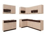 Cuisine complète modulaire Mode Light 130 – 225 cm chêne – Image 2