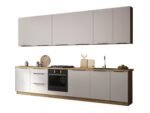 Cuisine complète modulaire Sole 159 – 330 cm cachemire et chêne – Image 2