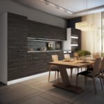 Cuisine complète modulaire Sole 159 – 330 cm cachemire et chêne – Image 3