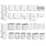 Cuisine complète Premium 360 cm – Blanc mat avec plan de travail gris – Image 3