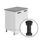 Cuisine complète modulaire Sole 159 – 330 cm cachemire et chêne – Image 4