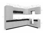 Cuisine complète modulaire Mode Light 129 – 290 cm – Image 6